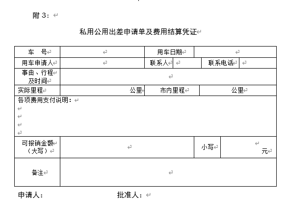 公務出行管理規定