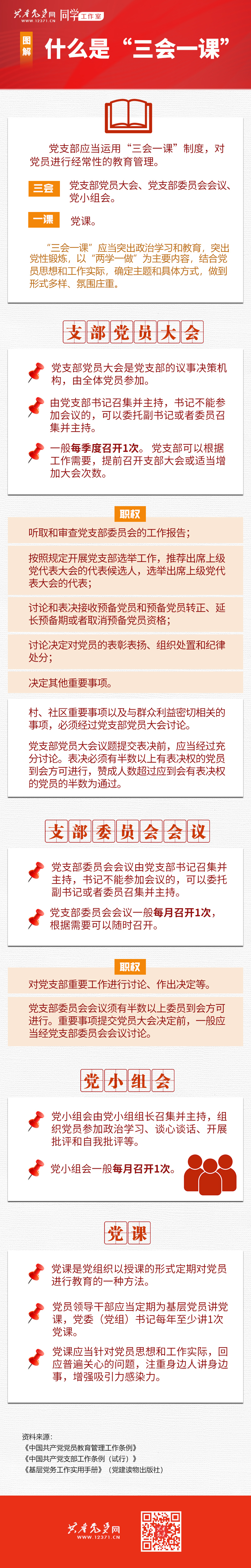 什么是“三會一課”