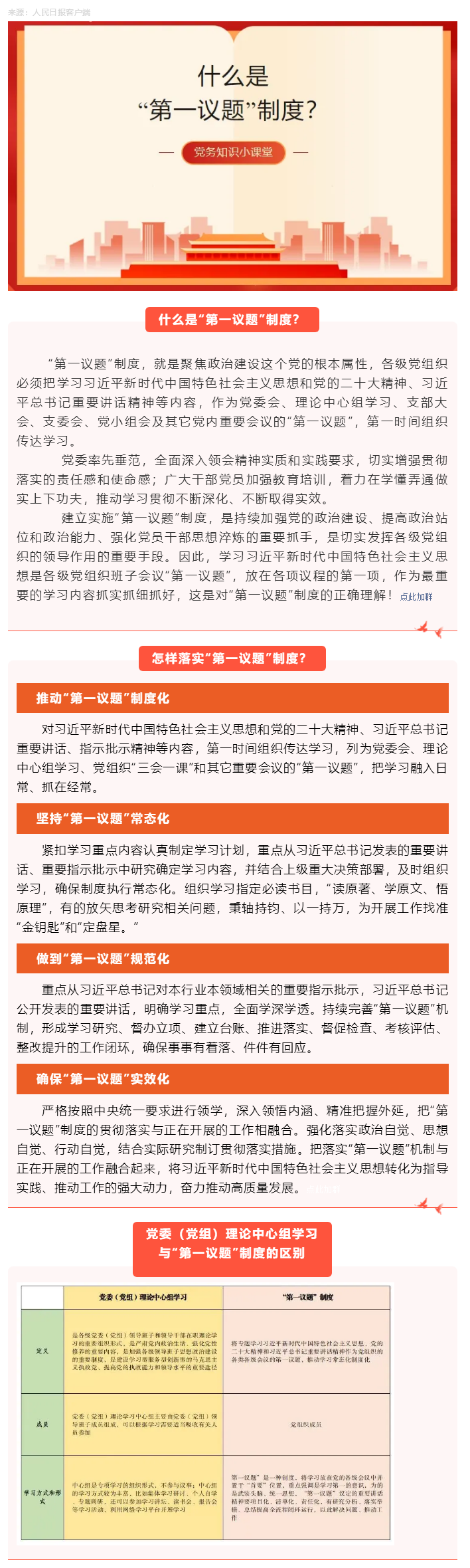什么是“第一議題”制度？